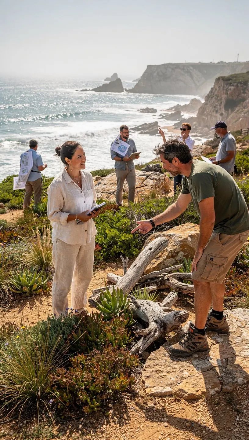 Espaços externos funcionais para planejamento de paisagismo.