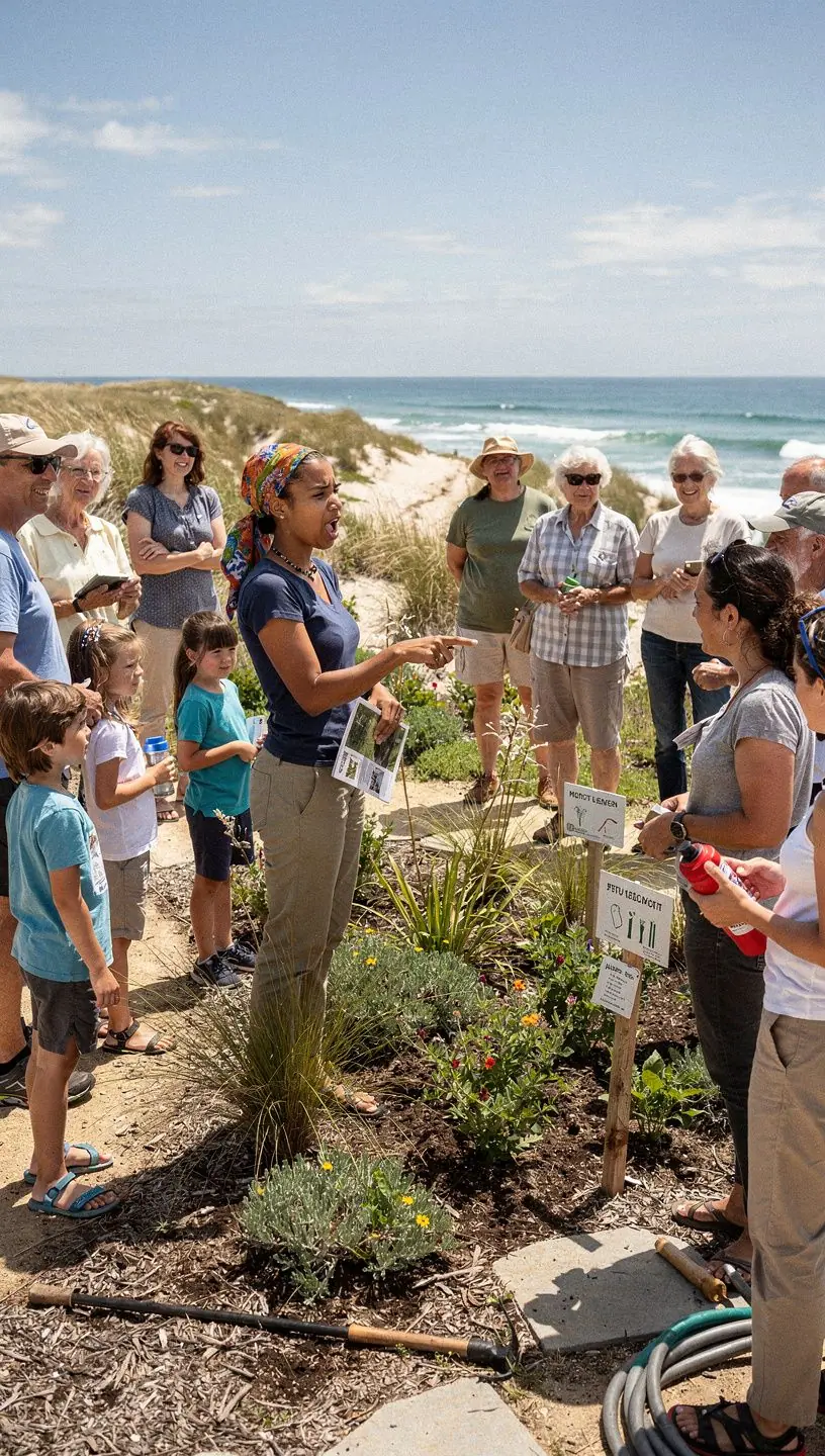 Práticas sustentáveis em paisagismo e planejamento.